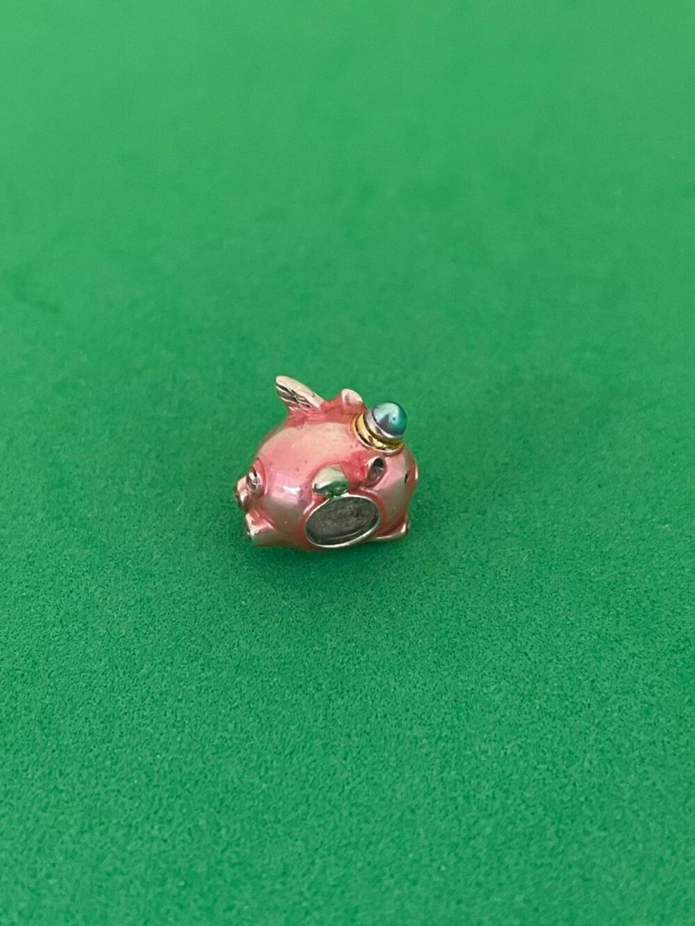 Pandora Flying Unicorn Pig Charm silver Charm - Picture 6 of 8